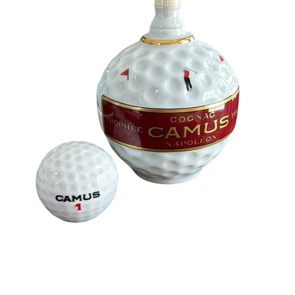 Camus Napoleon Cognac Empty Bottle Decanter (sealed) Red